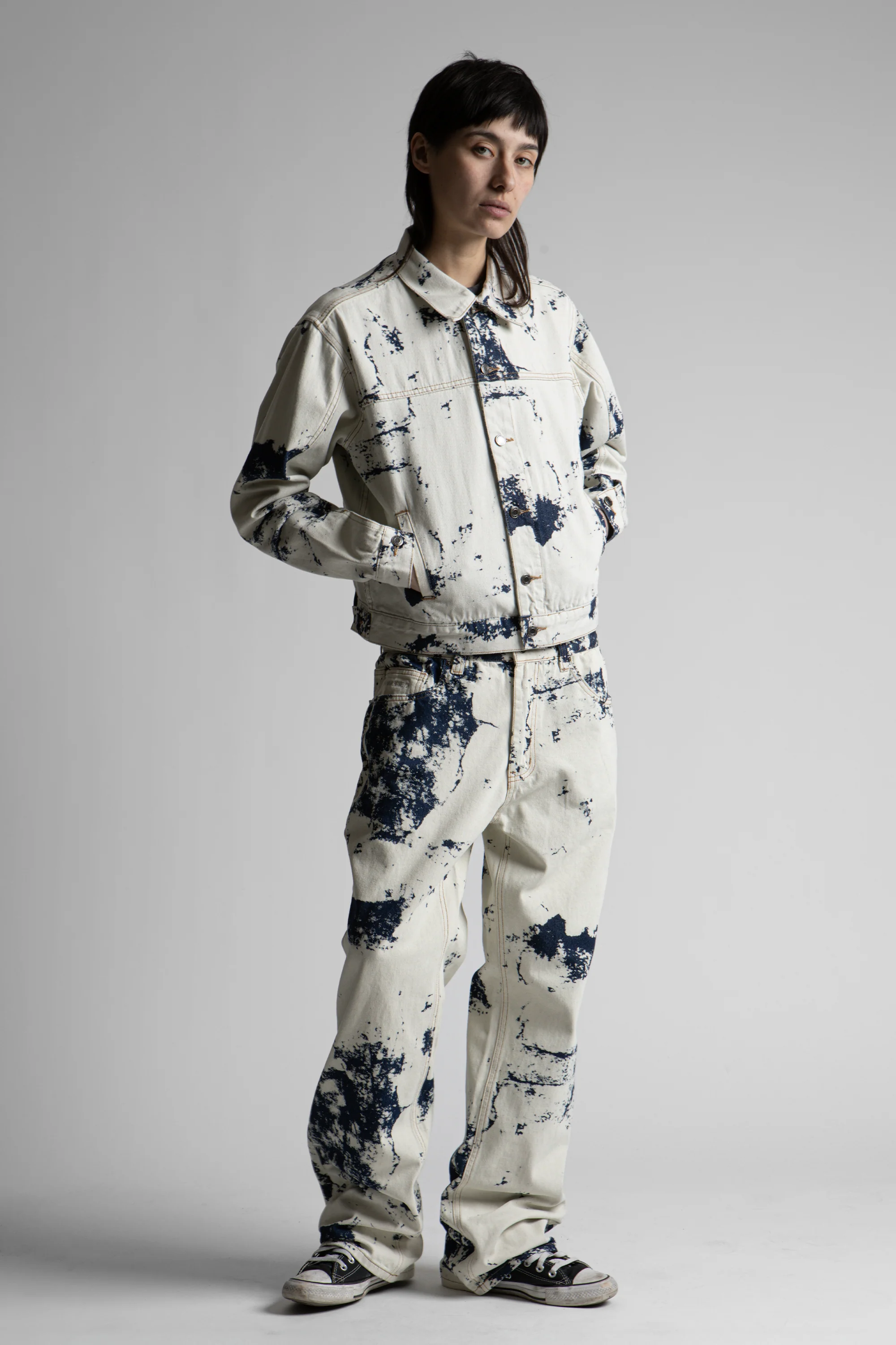 Trucker Jacket Bleached - Image 4