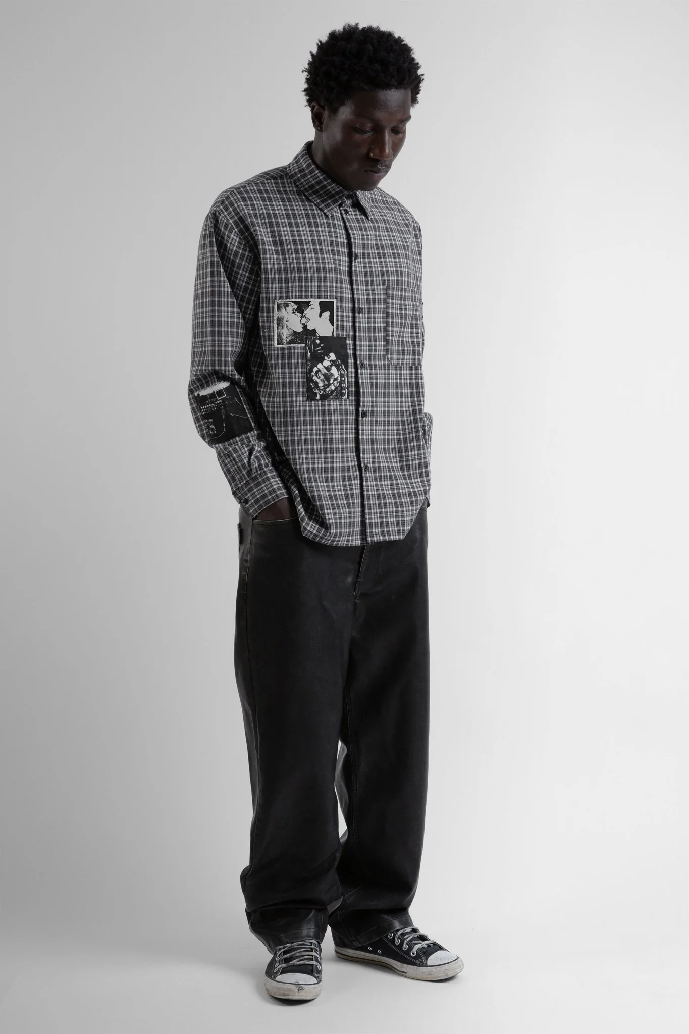 Pantalon Manc Faux Leather - Image 2