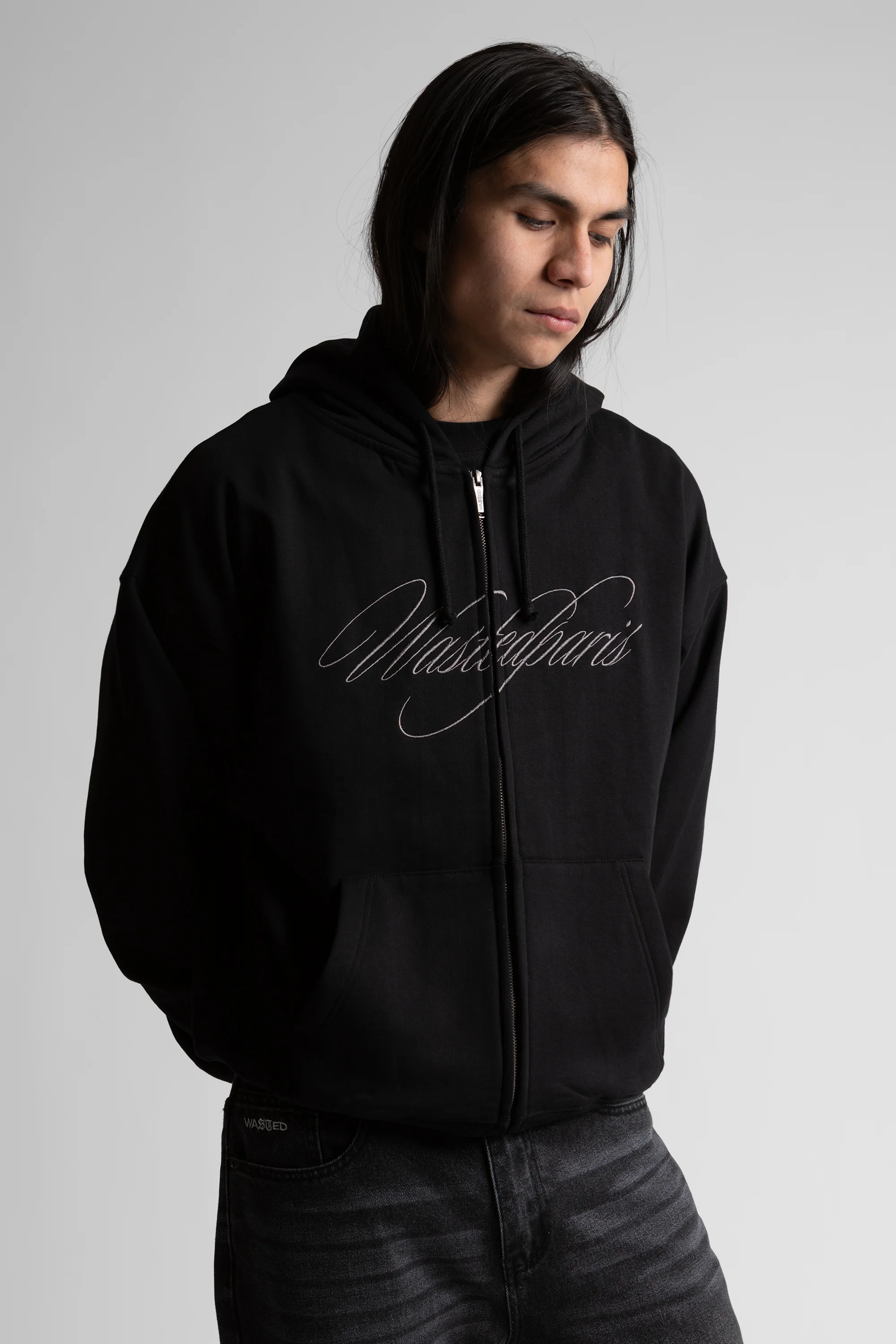 Hoodie Zip Boxy Script - Image 3