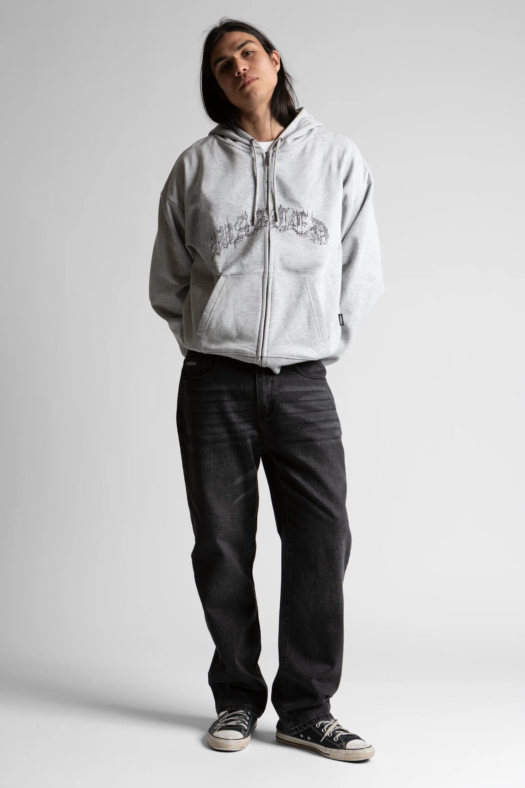 Hoodie Zip Boxy Shield - Image 2