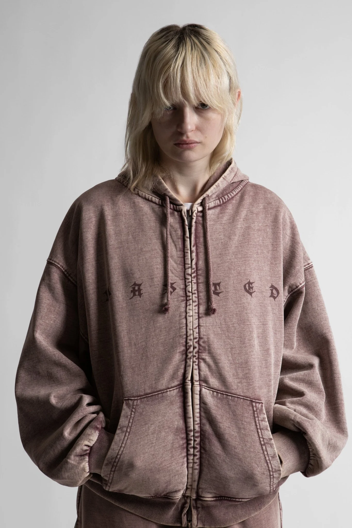 Hoodie Zip Splinter Faded - Image 8